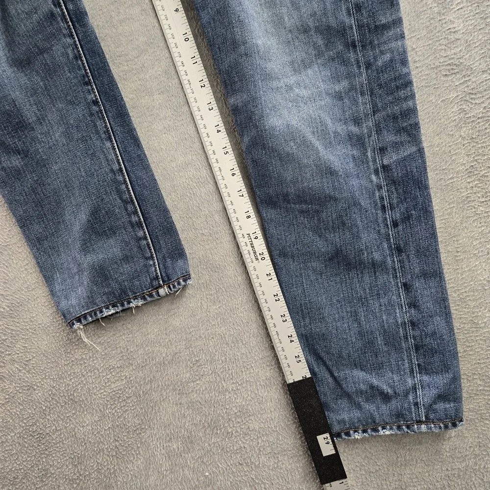 American Eagle Outfitters Men Jeans 30X34 Blue Denim Slim‎ Button 29